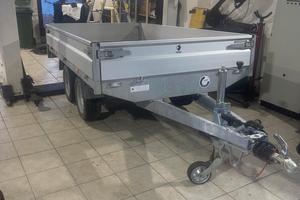 Rimorchio doppio asse hapert portacose