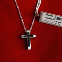 Collana in Titanio con Diamanti