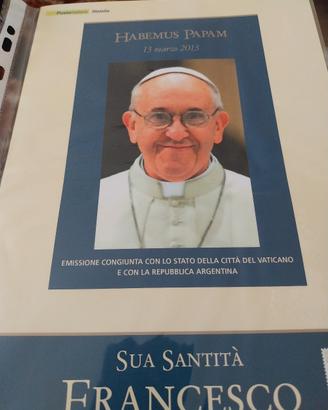 Folder Filatelico Habemus Papam 13 marzo 2013