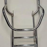 moto guzzi v7  kit portapacchi cromato 