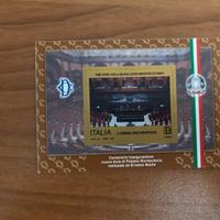 Francobollo anno 2018 ,100 anni aula in parl . Mon