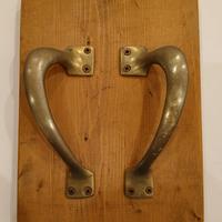 Maniglie antiche d'epoca in ottone