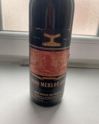 Merlot rosso San Polo di Piave  1969