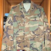 Giacca Bdu woodland poplin Medium-Short Us Army