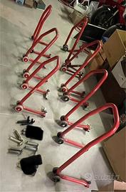 Cavalletti moto ant-post s cambio con monobraccio