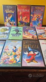 Vhs Disney, guerre stellari ,Asterix e tartarughe 