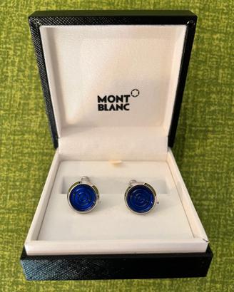 Gemelli originali Montblanc blu – eleganti