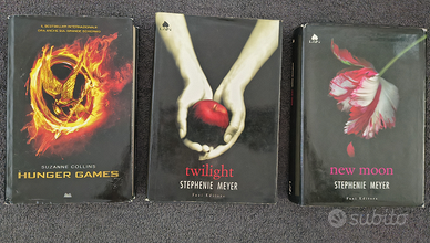 Hunger Games, Twilight, New Moon - Lotto 3 libri