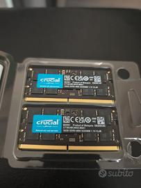 Ram crucial 32gb (2x16gb) sodimm DDR5-4800
