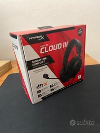 Hyperx cloud 3 usati per pochi giorni