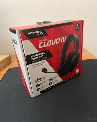 Hyperx cloud 3 usati per pochi giorni