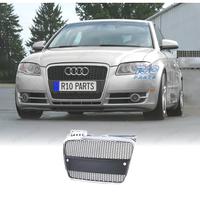 GRIGLIA AUDI A4 B7 04-09 LOOK RS CROMO NERO ABS