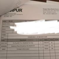 Materasso Lusso Tempur 160 220