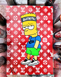 Quadri in spray art realizzati a mano