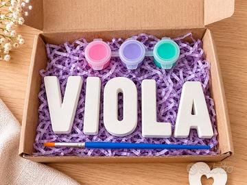 Nome personalizzato in gesso  🎁