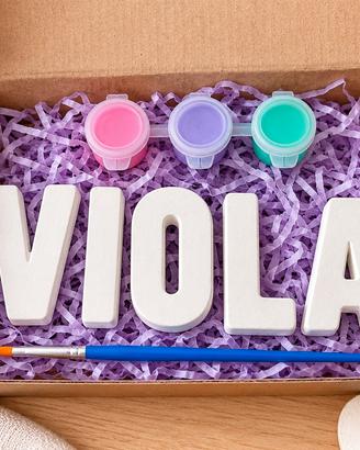 Nome personalizzato in gesso  🎁