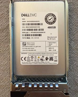 SSD SATA Dell Enterprise 480GB