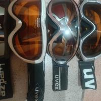 maschere da neve uvex, alpinia ecc come nuove