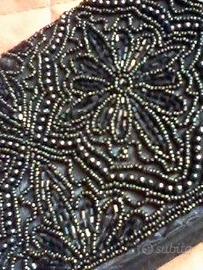 Sera elegante Nero Oro : Vestito,canotta, pochette