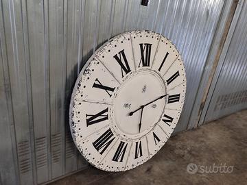 Orologio murale grande metallo & trasporto 