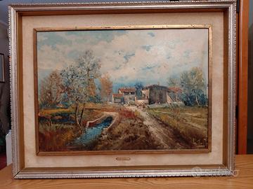 Dipinto Olio su Tela 