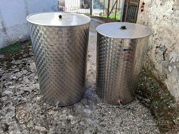 Serbatoio acciaio inox per alimenti