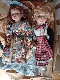 BAMBOLE CERAMICA VINTAGE 