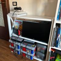 Scaffale libreria legno basso