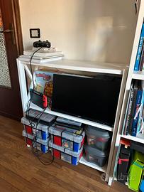 Scaffale libreria legno basso