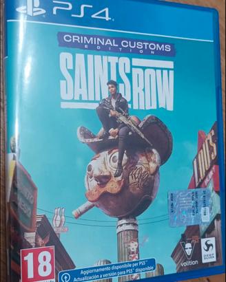 gioco PS4 PlayStation 4 saint row nuovo