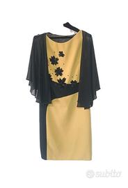 Abito cerimonia midi 
Impero Couture taglia 46 
Co
