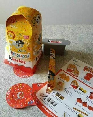 50 PZ PAH KINDER FERRERO LA PENTOLACCIA CARNEVALE 