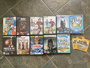 Lotto 12 Giochi PC in perfette condizioni
