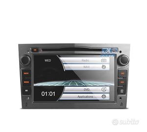 NAVIGATORE RADIO 7" PER OPEL COLORE GRIGIO SCURO 