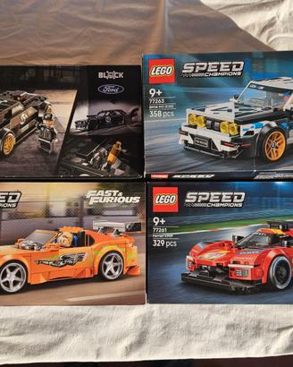 Pacchetto n. 4 set LEGO Speed Champions