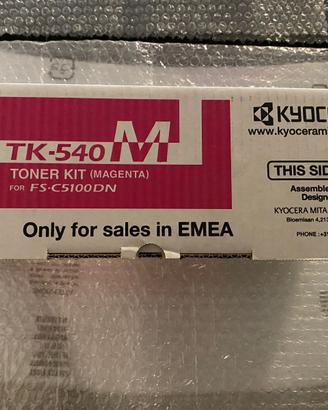 toner originale Kyocera TK-540M