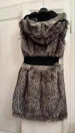 Pelliccia smanicata sintetica COSTUME NATIONAL