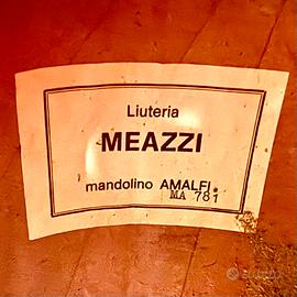 Mandolino liuteria Meazzi