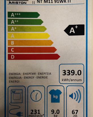 Asciugatrice Hotpoint 9 Kg