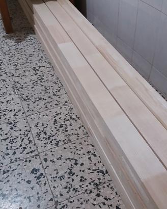  Listone murale trave legno lamellare 3mt x 75x95