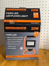 Led flood light faro led arancione