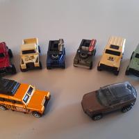 modellini Land Rover Hot Wheels e Matchbox 