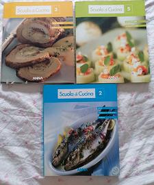 libri 2,3,5 di scuola di cucina
