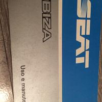 Libretto uso e manutenzione Seat Ibiza 1988 nuovo