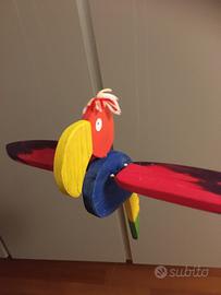 Pappagallo in legno