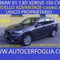 BMW X1 F48 xdrive18d Advantage UNICO PROPRIETARI