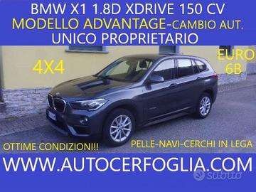BMW X1 F48 xdrive18d Advantage UNICO PROPRIETARI