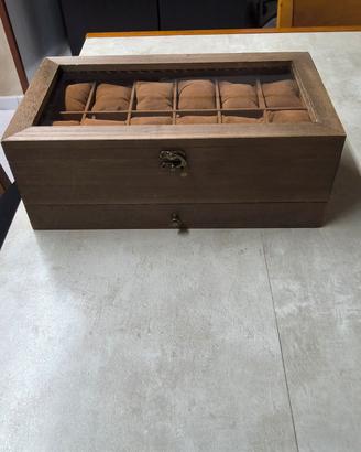 Scatola porta orologi.