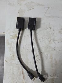 Hdmi extended cat cavo Ethernet