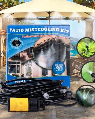Kit nebulizzatore ambiente 10 m a bassa pressione